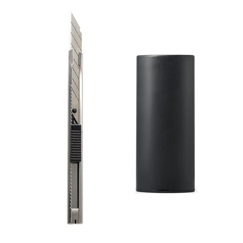 Disposed Knife Blade Snap-Off Box Container Utility Knife Cutter Waste Blade Storage Case for 9mm Blade Vinyl Flim Cutting Tool