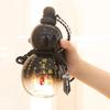 800ML Gourd Water Bottle with Strap Waist Rope Cup Brush Charm DIY Sticker Monkey King Wukong Drinking Bottle
