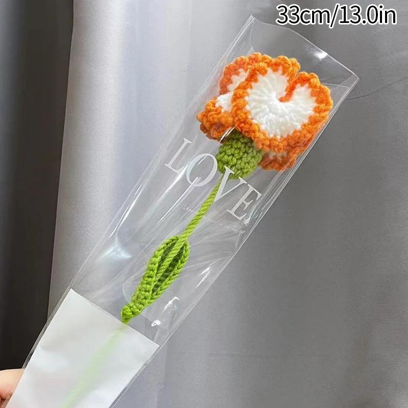 Sunflowers Crochet Flowers Girasol Flower Bouquet Ins Graduation Hand-Knitted Bouquet New Year Gifts Wedding Room Decor