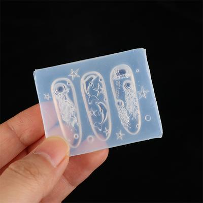 Серия 'Океан' Силиконовая Форма Животных Ракушка Раковина Медуза Дельфин Бант Ракушка 3D Мягкая Подвеска Инструмент-Трафарет для Маникюра