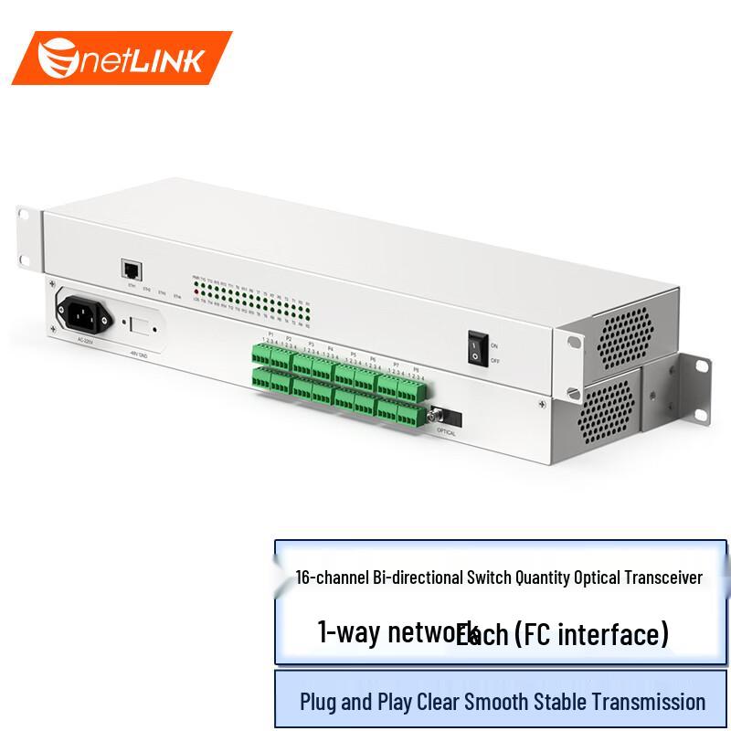 netLINK HTB Series Bidirectional Switch Signal Fiber Optic Transceiver