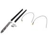WiFi 6E Card with Dual 8DB Antennas 2.4GHz 5GHz NGFF M.2 Laptop Network Adapter 1800Mbps Plug and Play Support for