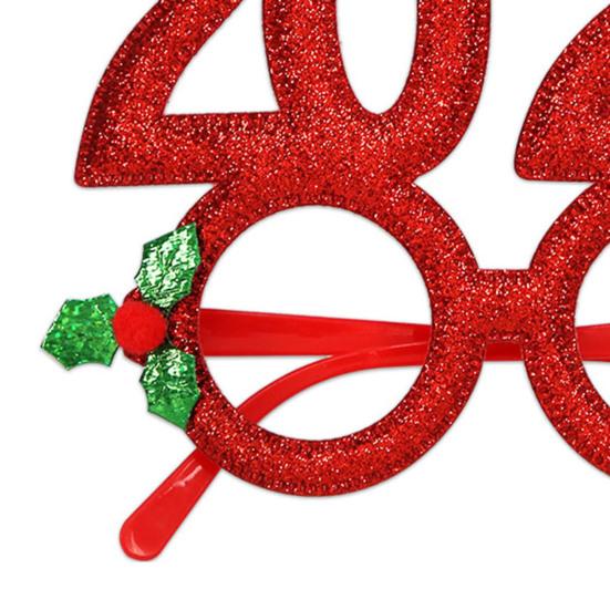 4 шт. Повязка на голову с украшением в виде снежинки, сверкающая цифра 2026, обруч для волос, очки, праздничный аксессуар для рождественской вечеринки