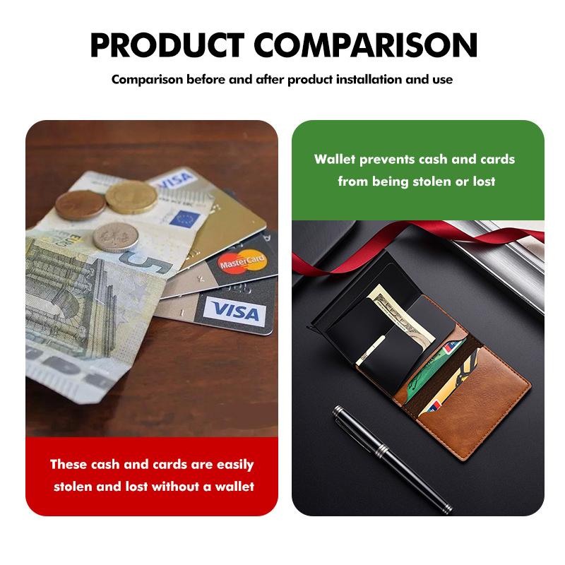 RFID Blocking Card Holder Case Anti-Theft Clutch Leather Wallet For Renault Clio ZKadjar Espace Symbol Dacia RS Megan Scenic
