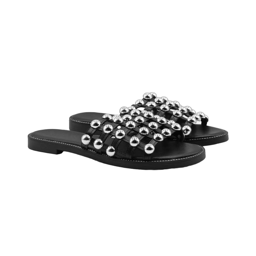 Where's That From Womens/Ladies Kelly PU Sliders