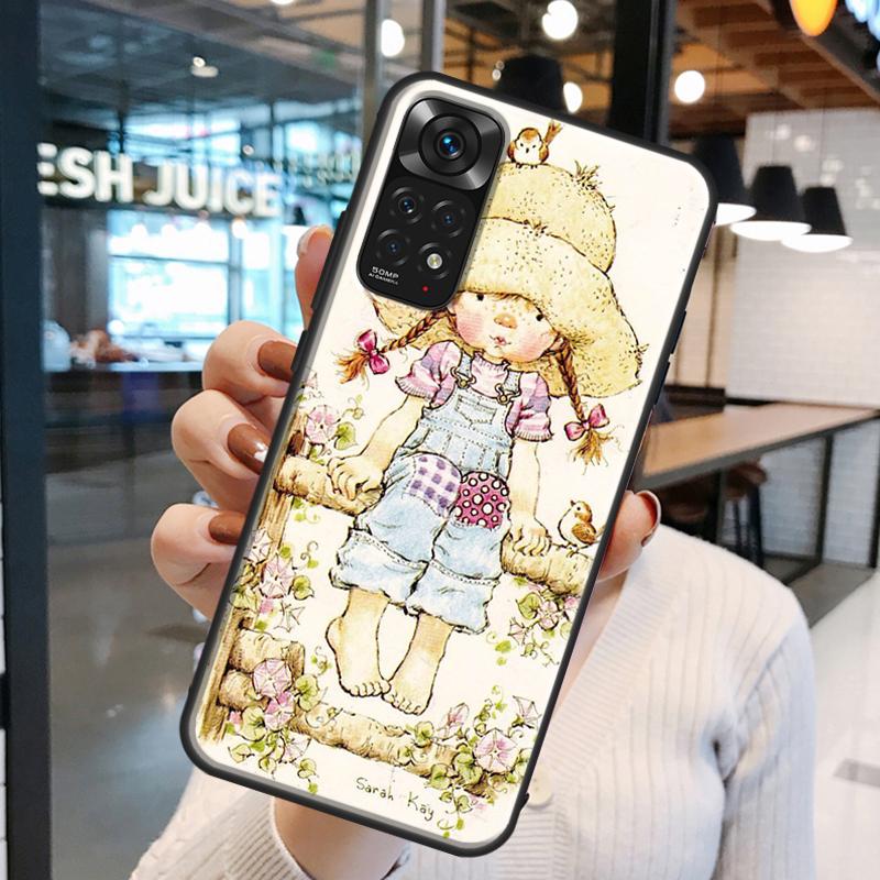 Чехол с рисунком Sarah Kay для Xiaomi Redmi Note 12 8 9 10 11 Pro Note 12S 11S 10S 9S Redmi 10C 10A 9C 12C