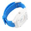Water Resistant Sports Analog Unisex Watch Student Electronic Wristwatch for Nurses Doctors Students White Dial Blue