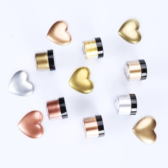 1 коробка, металлический порошок, украшение для дизайна ногтей ручной работы, форма для эпоксидной смолы «сделай сам», краска для ногтей, твердый пигмент, художественные ремесла, инструменты для изготовления ювелирных изделий