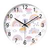 Colorful Kids Teaching Wall Clock Quiet Battery Operated Telling Time Learning Clock for Bedrooms Playrooms Classrooms
