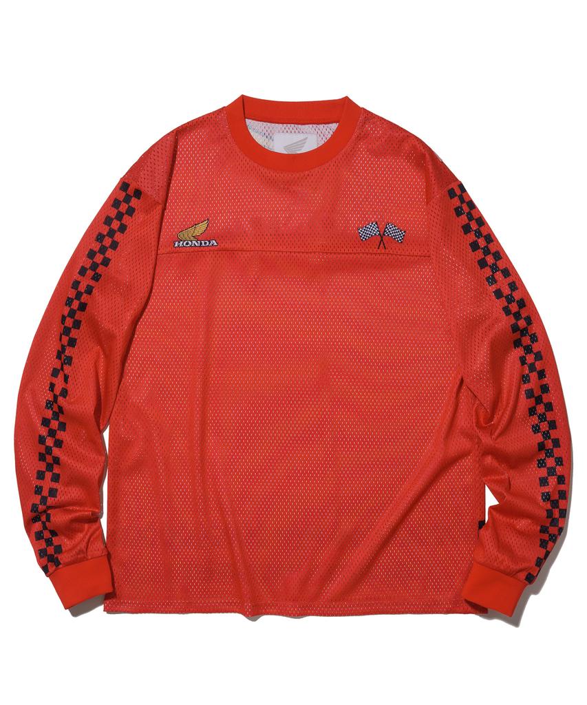 PHYPS MOTORCYCLE [Archive Line] Wing Logo Track Jersey Long Sleeve_Red
