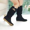 Factory Large Size Women's Boots 35-43 Frosted Lace Tall Boots Long Year