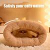 Comfortable Pet Snuggle Sack Cat Sleeping Bag Soft Plush Sleep Zone Cuddle Cave Cat Bed Cave