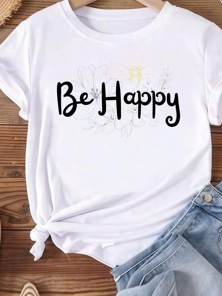 (Азиатский размер) леопардовая надпись тренд 90-х Женская футболка Топ Одежда Повседневная Футболка с коротким рукавом Мода С принтом Леди Женская Графические футболки