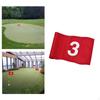 Флаги для гольфа, большой пронумерованный нейлоновый портативный тренажер с трубкой, вставленной в паттинг-грин для