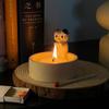 Cartoon Kitten Candle Holder Warming Its Paws Cute Scented Light Holder Cute Grilled Cat Aromatherapy Candle Holder