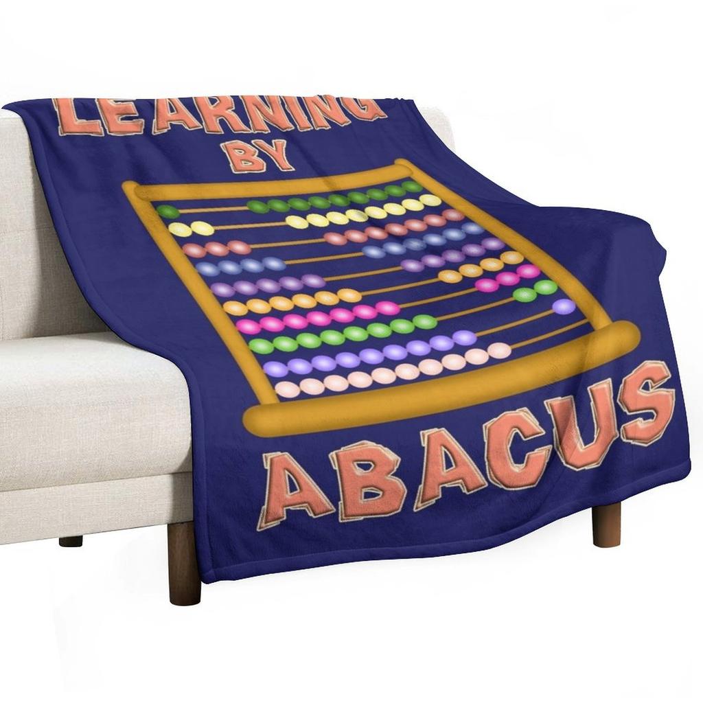 Learning by Abacus Throw Blanket Fashion Sofas warm for winter Decorative Sofas Luxury St Blankets