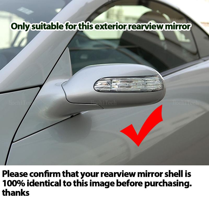 Динамический черный светодиодный указатель поворота, последовательный светильник для зеркала заднего вида для Mercedes Benz SLK SL Class R171 W171 R230 W230