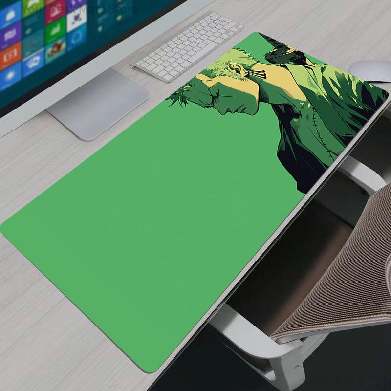 Gaming Mouse Pads Gamer Home Computer HD Mousepad XXL One Piece Zoro Keyboard Pad Carpet Non-Slip Office Cool Mouse Mats