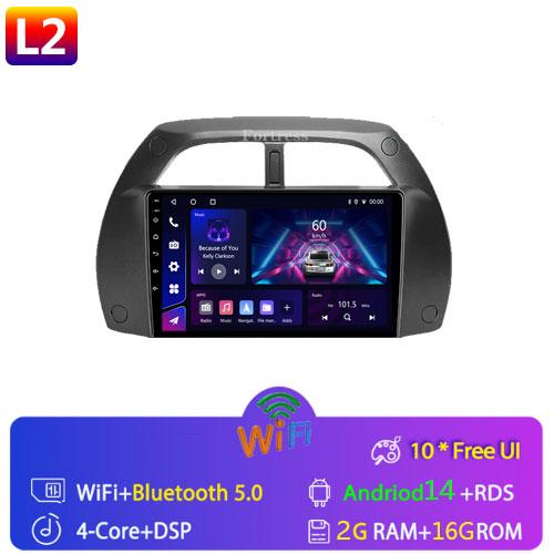 8G+128G CarPlay 2din Android AutoRadio GPS мультимедийный проигрыватель для Toyota RAV4 Rav 4 2001 2002 2003-2006 DSP IPS 2 DIN стерео