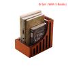 1Set 1:12 Dollhouse Miniature Bookshelf Storage Rack Desktop Organizer Box Home Model Decor Toy Doll House Accessories