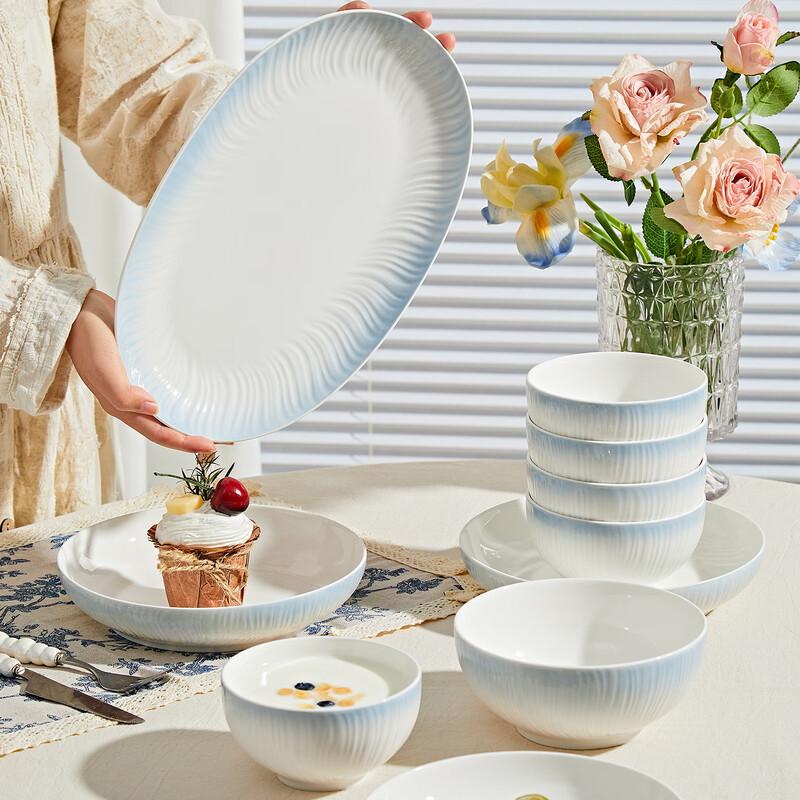 ZISIZ Jingdezhen Underglaze Ceramic Bowl Set