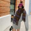 New Plaid Imitation Cashmere Long Scarf Autumn Winter Thick Warm Neck Protection Scarves Bandana Shawl Wrap Luxury Designer