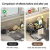 Rag Organizer Self-draining Sink Shelf ABS Soap Basket  Bathroom Shampoo Shelves