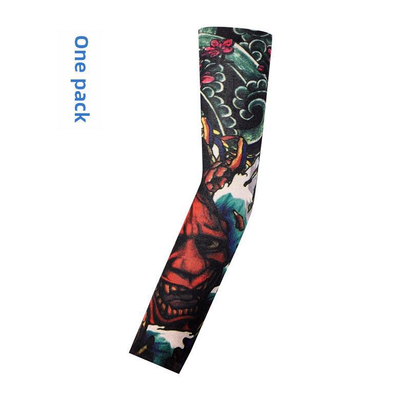 Унисекс бесшовный цветочный тату рукав на руку: Защита от солнца при езде на велосипеде и вождении