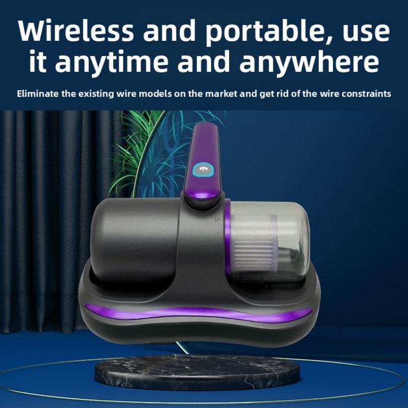 Беспроводной пылевой клещ с мощной всасывающей зарядкой для портативных и удобных домашних пылесосов