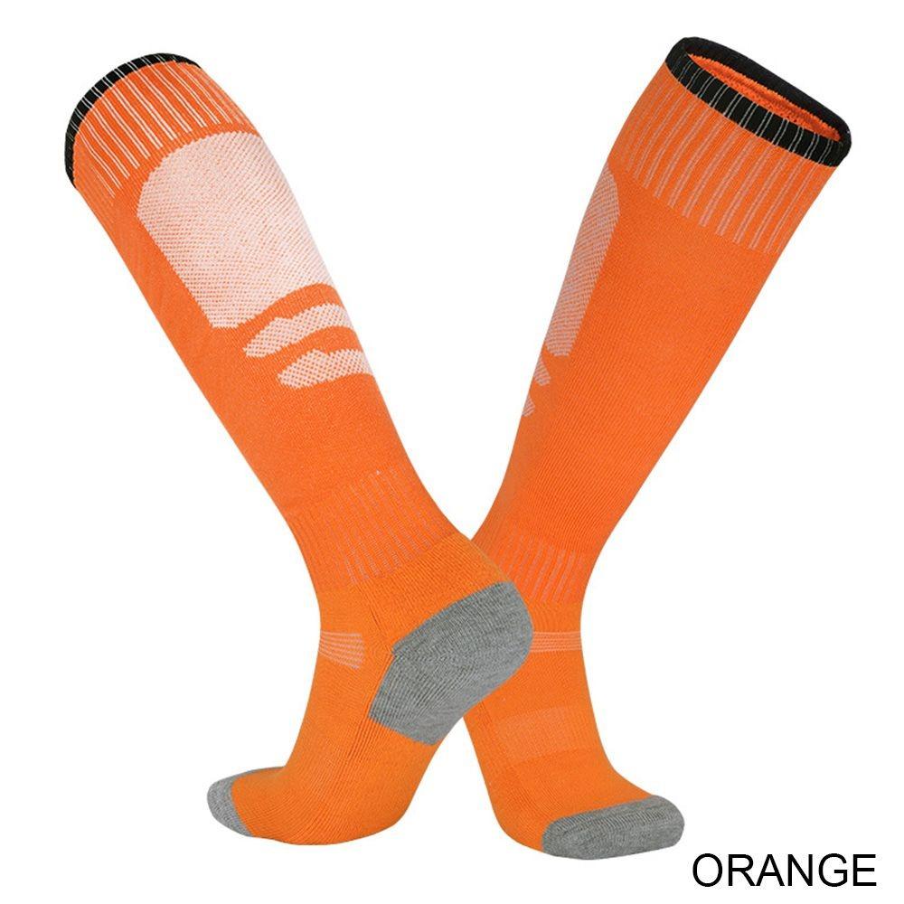 Мужские и женские длинные детские противоскользящие футбольные носки выше колена, футбольные носки, спортивные носки