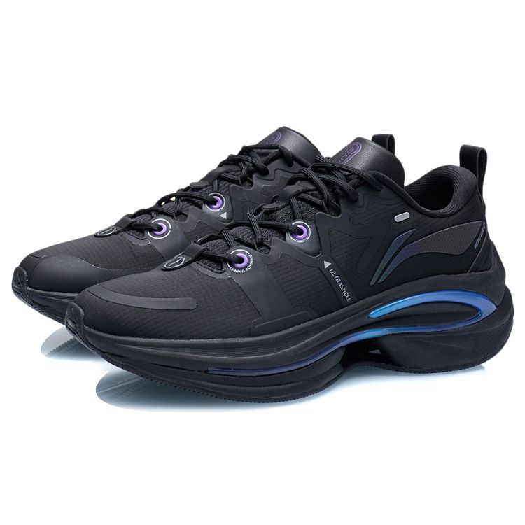 Кроссовки мужские Li Ning Wu Shi 5S 1.0 прочные дышащие низкие кроссовки черные ARSR031-1
