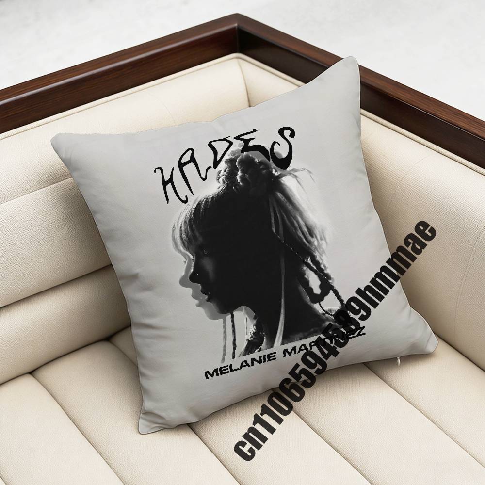 For Melanie Martinez Hades Throw Pillow Case Sham 45X45Cm 40X40Cm Square Car Pillowcase Pad Cushion Cover