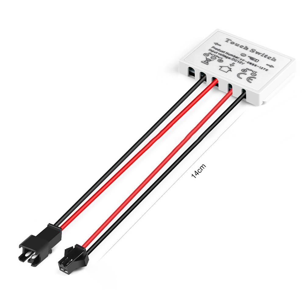 LED Mirror Light Touch Sensor Switch DC 12V 5A 60W Single Button Control Device