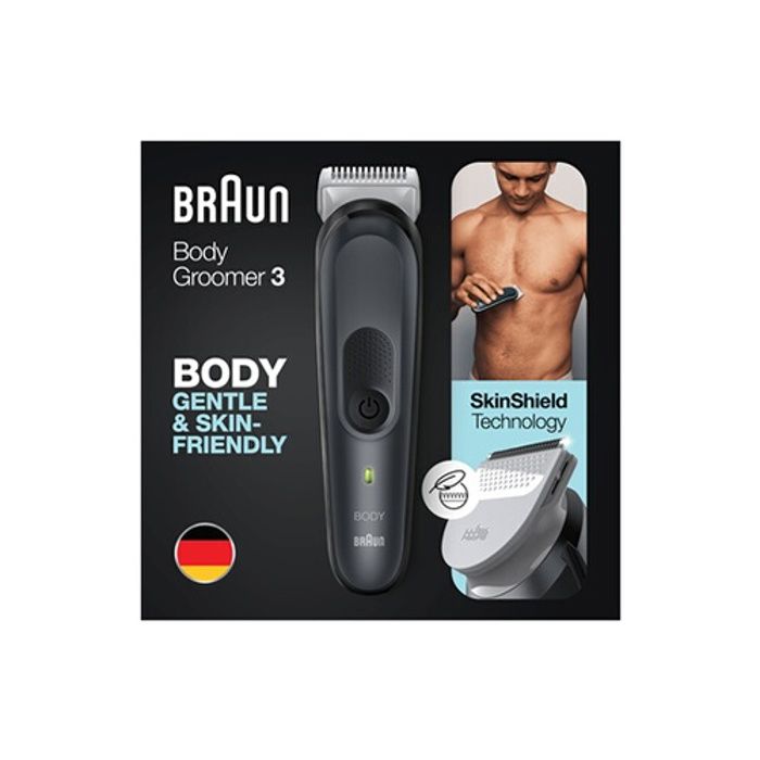 Rasoir électrique - Braun - BG3340 - Tête lavable - Fonctionnement sans fil - Noir