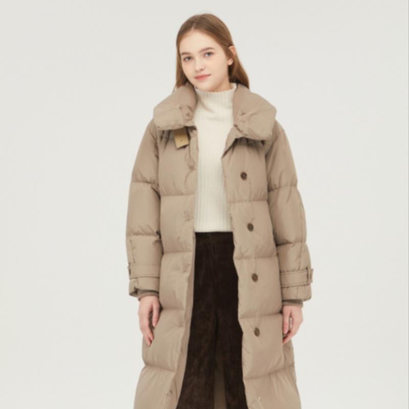 Benetton Высокий воротник с поясом и длинной подкладкой Bapdf8361 Bg