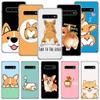Cartoon Corgi Super Cute Dog Phone Case For Samsung Galaxy A50 A70 A40 A30 A20S A10 Note 20 Ultra 10 Lite 9 8 A6 A8 Plus A7 A9 +