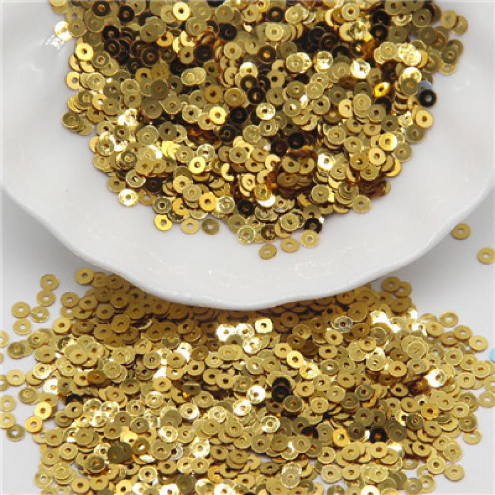3mm 4mm 5mm 6mm Sequin Flat Round Loose Sequins Crafts Paillette Sewing Clothes Decoration DIY Accessory Lentejuelas Para Coser