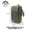 TAILOR JAPAN Тактический Военный Страйкбольный Смартфон Военный Уличный Маленький Предмет OD Подсумок, Подсумок, Подсумок, Подсумок, Велкро, Сумка, Спорт, Хранение, Зеленый,