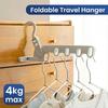 Five-hole Clothes Drying Rack Foldable Clothes Hook New Clothes Drying Artifact  Dormitories