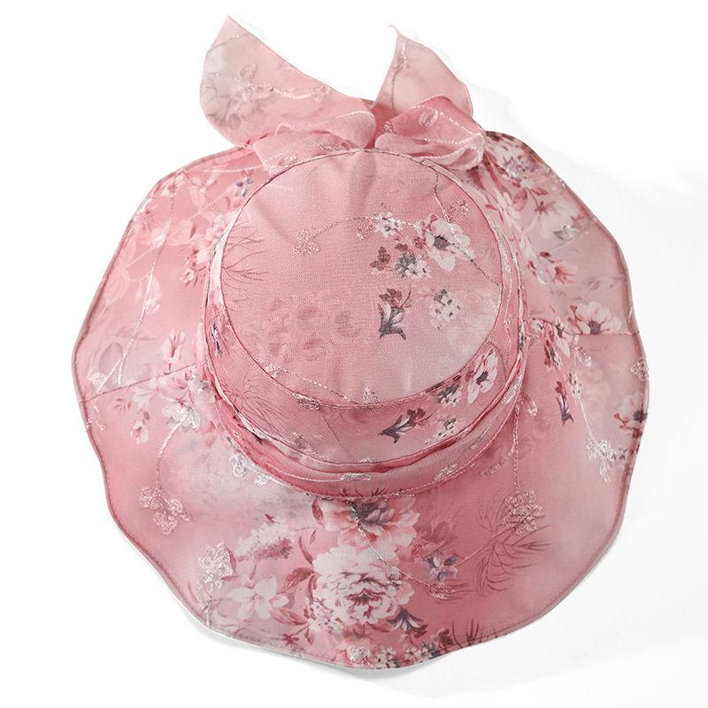 Женщины среднего и пожилого возраста;Шляпы весной и летом, мама;s Солнцезащитный козырек, тонкая дышащая шляпа для бассейна и летняя шляпа от солнца.