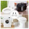 Universal Toilet Seat Attachment Toilet Seat Accessories Soft Close Mechanism Toilet Seat Hinges Replacement Hinges
