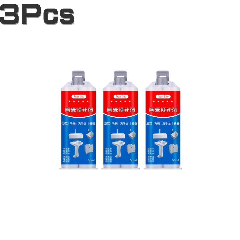 1/2/3 шт. Паста для ремонта плитки и керамической глазури. Заделка сколов ванны и трещин раковины. Супер адгезия для фарфора, керамики, эмали.