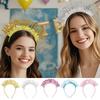 10 шт. обруч для волос с новым годом, днем рождения, тематическая повязка на голову с блестками для взрослых и детей, универсальные аксессуары для волос для вечеринок
