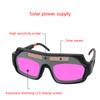 Solar Energy Automatic Dimming Welding Glasses Welder Mask Helmet Equipment Safety Goggles Protect