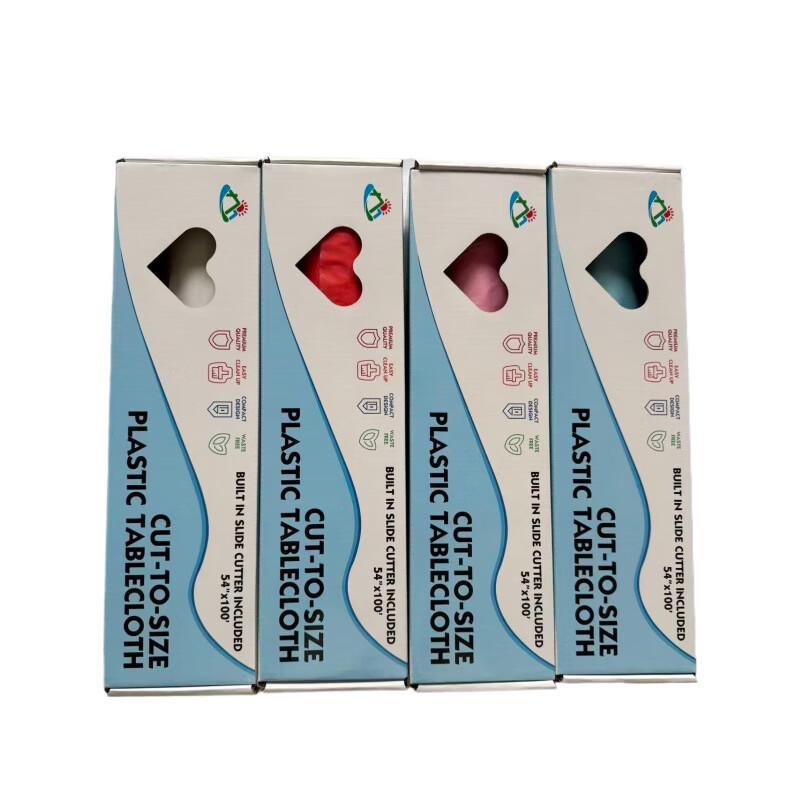 Lantua Disposable Plastic Roll Tablecloth