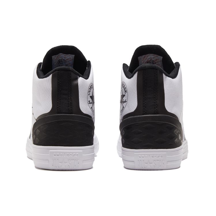 Converse Кеды Chuck Taylor All Star Flux Ultra Mid Унисекс Белый Черный A01168C
