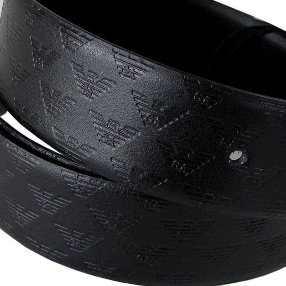 Emporio Armani Ремень черный ширина стрингер система совместима двусторонний Y4S074 YKL2J 88001 мужской 3.5 см [Товар]