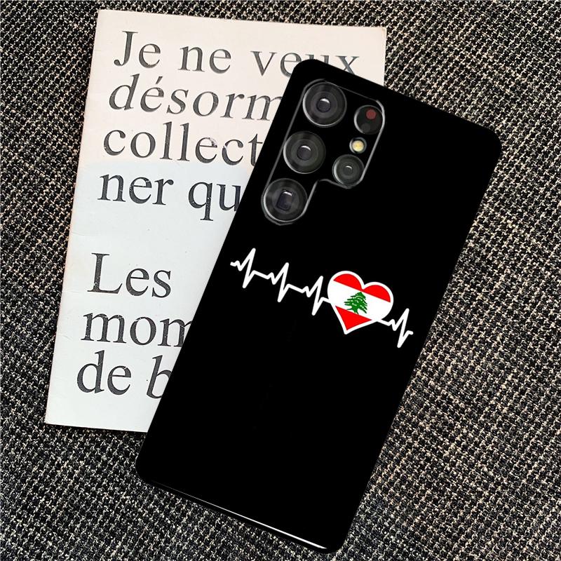 Lebanese Lebanon Flag Case For Samsung Galaxy S24 S25 Ultra S20 S21 S22 S23 Ultra S9 S10 Plus S25 FE Back Cover
