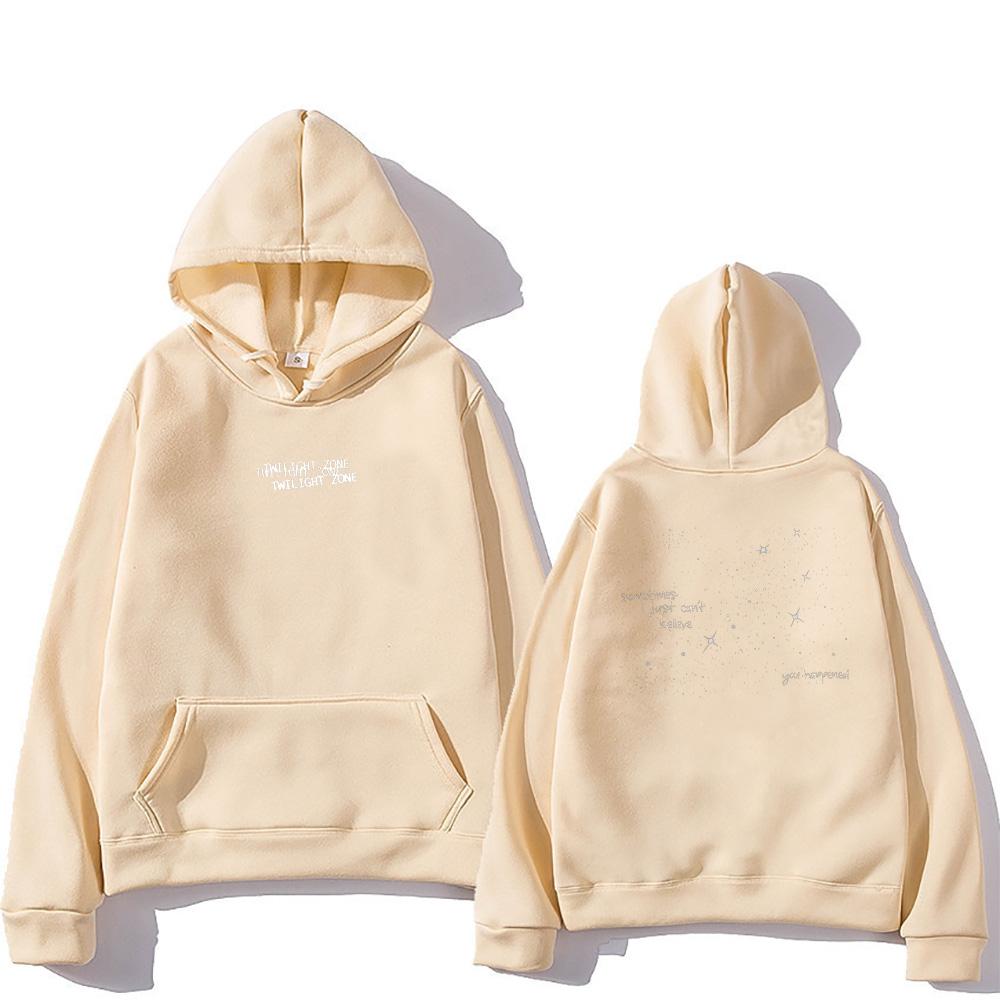 Ariana Grande Twilight Zone Constellation Hoodie Men Women Casual Clothes Unisex Fashion Oversized Sweatshirts Y2K Hoody