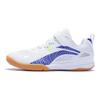 Comfortable Simple Non-Slip Shock Absorbing Low-Top Training Shoes Kids Sneakers White Blue APTU015-1